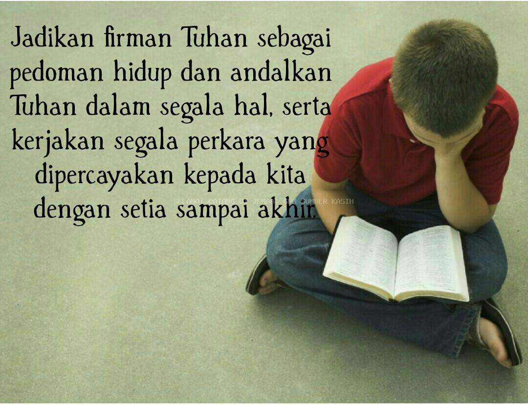 SANTAPAN HARIAN KELUARGA, SENIN, 19 AGUSTUS 2024 : MAZMUR 119 : 112 - 114