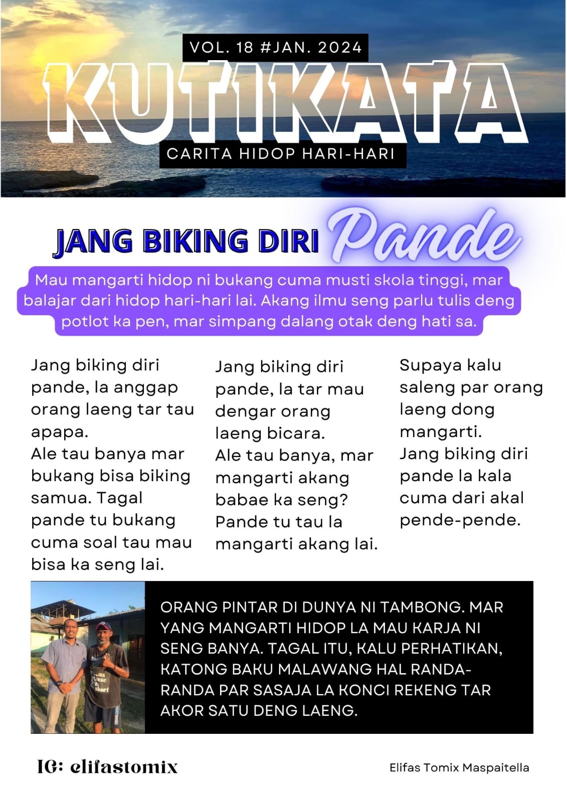 Jang Bikin Diri Pande
