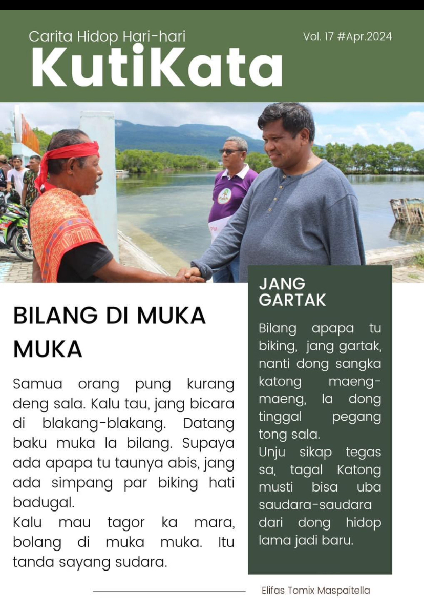 Bilang di muka-muka